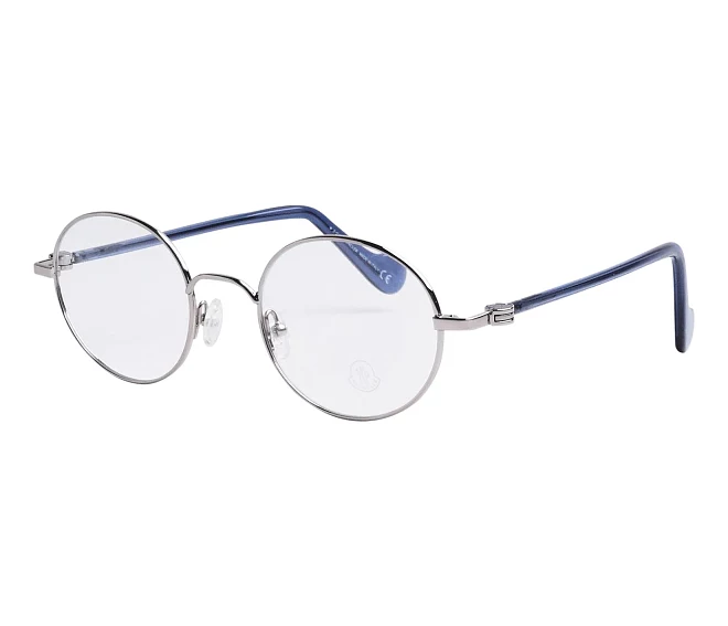 Lunettes de vue Moncler ML5062-V 014 49 21 ArgentBleu